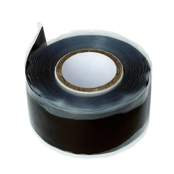 Силиконовая самослипающаяся лента САНТЕХНИК чёрная 25мм х 3м XGLASS