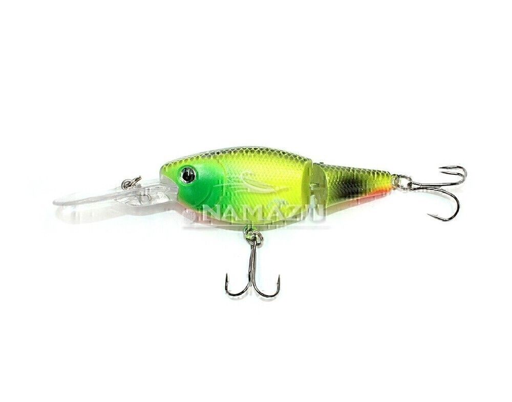 Воблер Namazu Jointed Zun Shad L-105мм 12,3г кренк составной, плавающий 0,5-2,5 м цвет 6