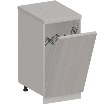 Кухня Модуль ШНВ 450 Белый / Анкор