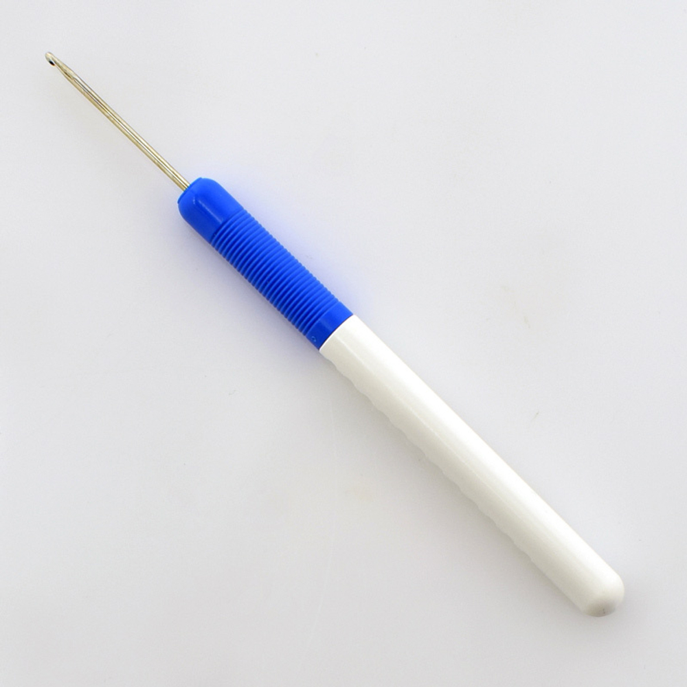 Крючок, вязальный с пластиковой ручкой addiColour №2, 15 см