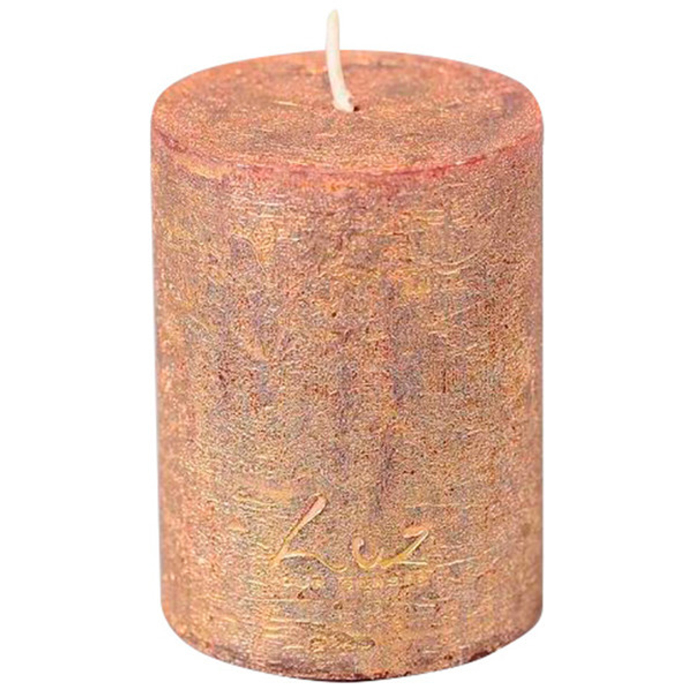 Свеча цилиндрическая Luz your senses 8см вечернее золото