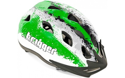 Шлем подростковый TRIGGER 151 GREEN INMOLD зелено-белый р-р 54-58см AUTHOR