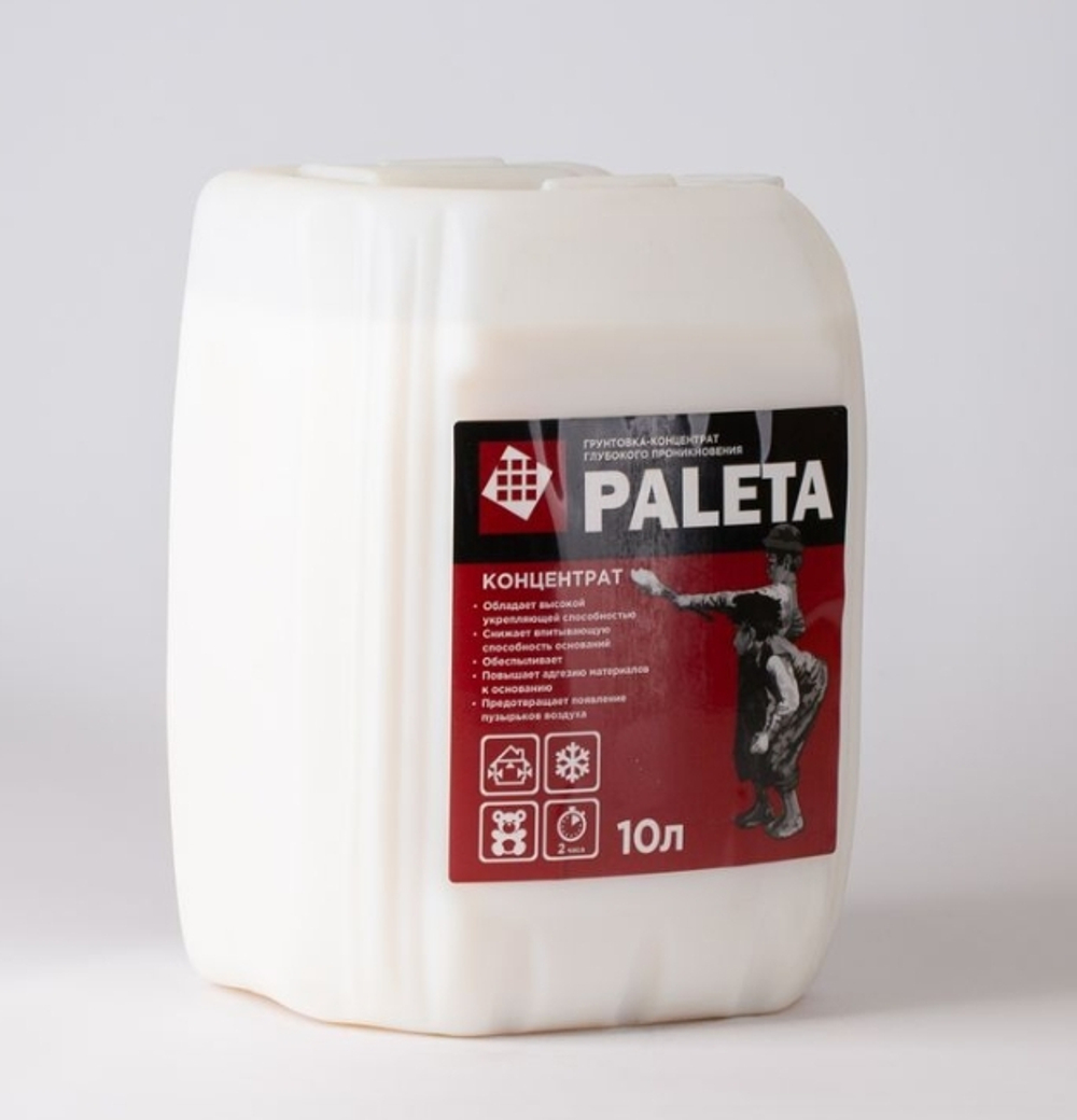 Грунтовка-концентрат Paleta глубокого проникновения, 10 л