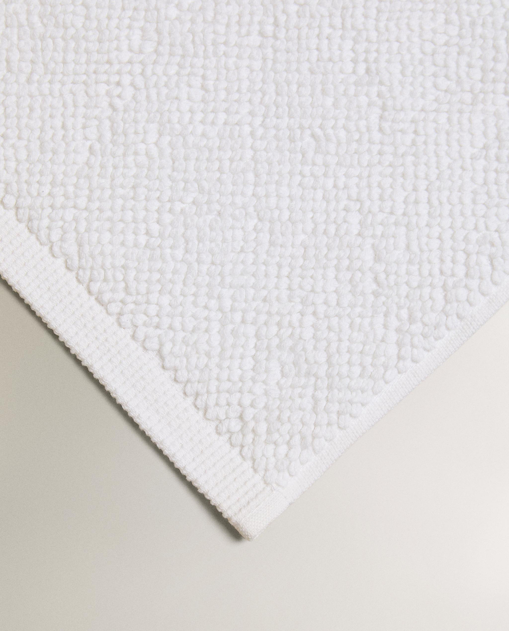 Zara Home коврик для ванной из хлопка, белый, 50x70 см