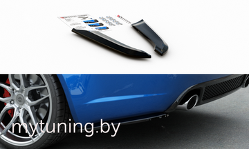 Сплиттеры бампера заднего боковые V.2 для AUDI RS4 B7 Sedan (06-08)
