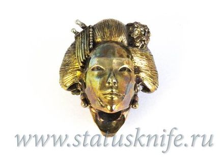 Бусина Гейша (нейзильбер)