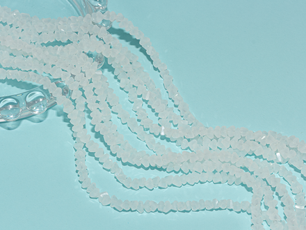 Нить бусин для украшений 4мм (ювелирное стекло)