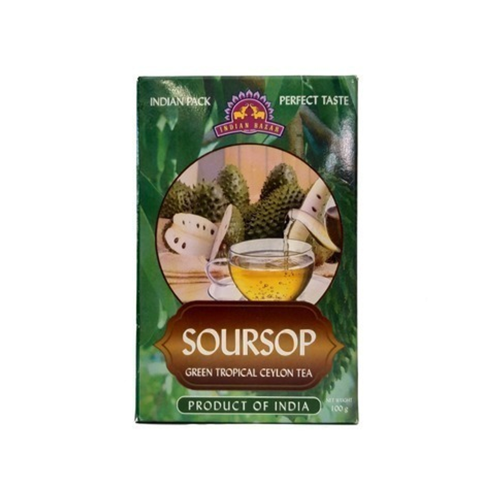 Чай Indian Bazar Soursop Зеленый Саусеп (в коробочке), 100 гр