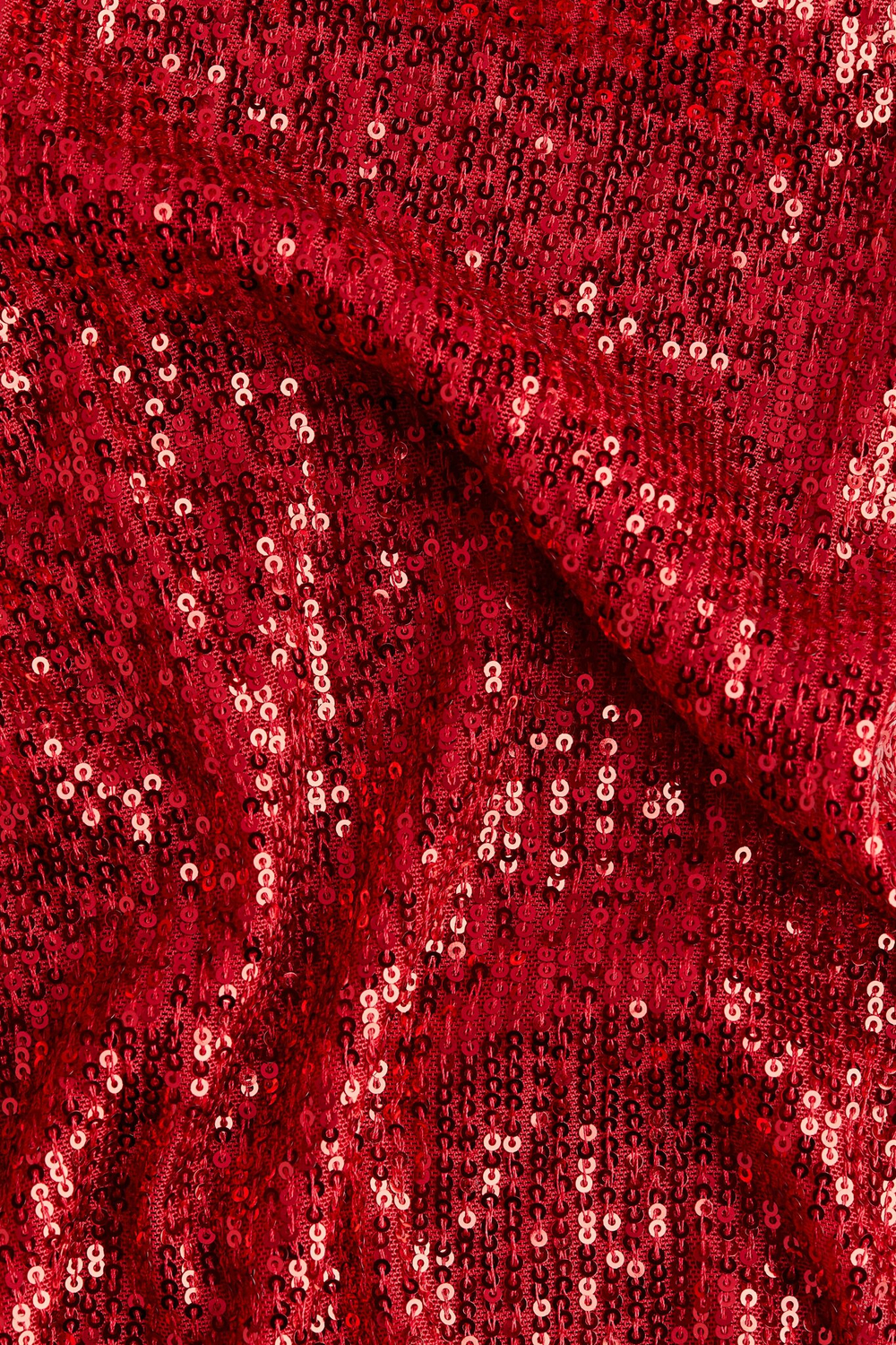 H&M Платье с пайетками, красный