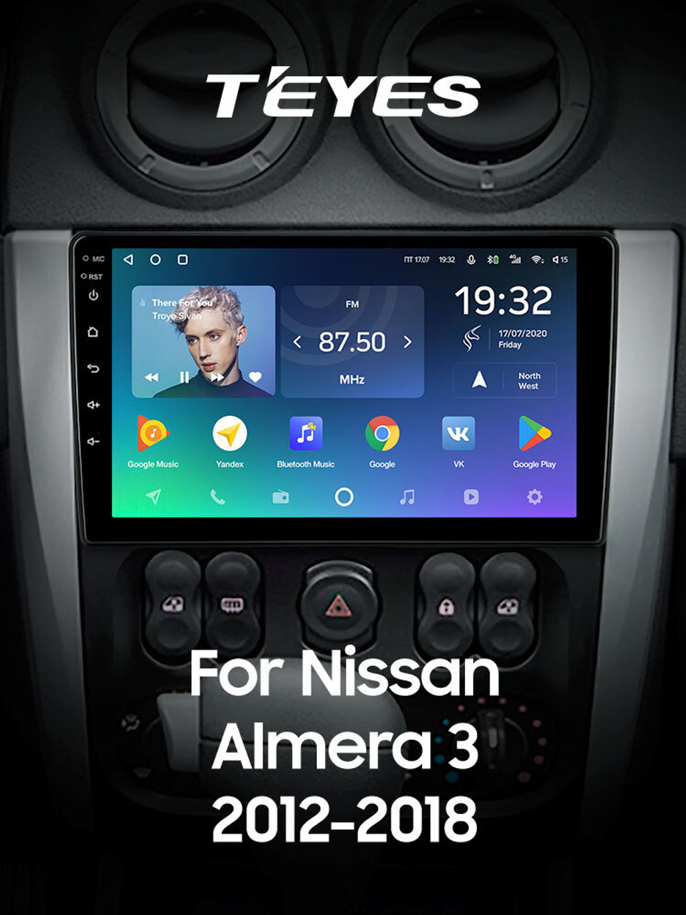 Teyes SPRO Plus 9" для Nissan Almera  2012-2018