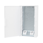 Щиток 36 мод настенный слаботочный FRAME, белый, с белой дверцей, смонтажной платой, в комплекте с 2 розетками Viva (арт. 45005) и 2коробками PDD (арт. 10033)