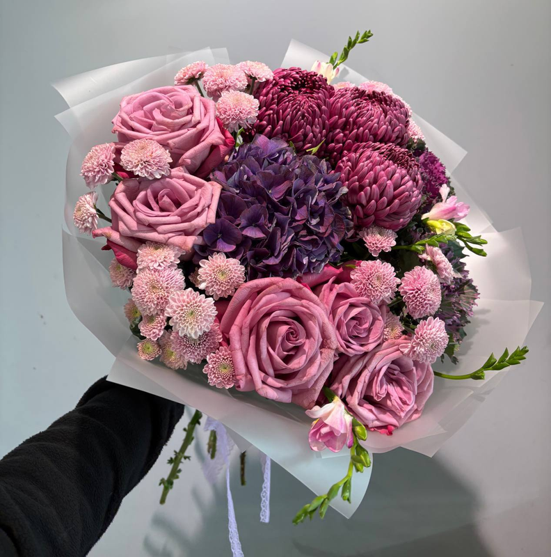 Букет "Лиловые оттенки"