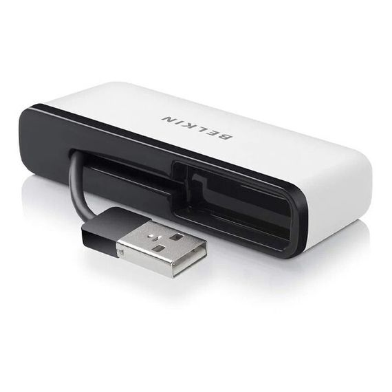 Разветвитель Belkin 4xUSB встроенный кабель USB папа (F4U021bt)