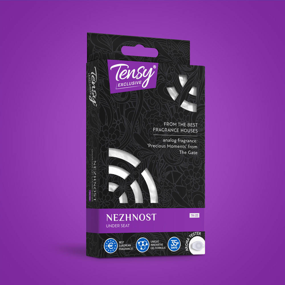 Ароматизатор "Tensy" под сиденье с проб. (эксклюзив) НЕЖНОСТЬ (40шт/кор)