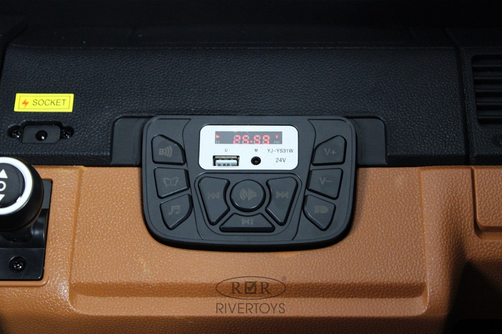 Детский электромобиль RiverToys Mercedes-Maybach G650 Landaulet M999MM BLACK/черный