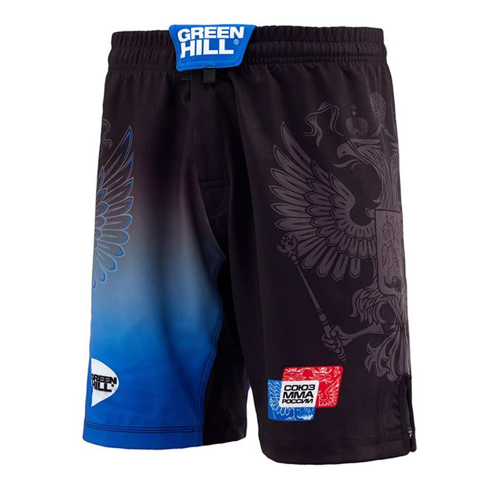 MMSU-3991 Шорты СОЮЗ MMA РОССИИ синие