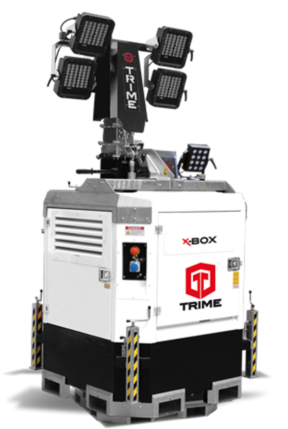 Передвижная мачта освещения TRIME X-Box 4x160W 48V LED - 9M светодиодная