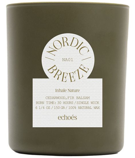 Nordic Breeze, свеча Inhale Nature collection, Echoes