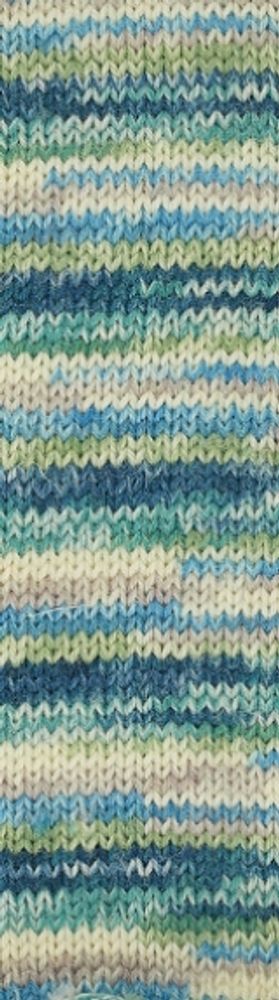 ALIZE &quot;SUPERWASH ARTISAN&quot;, 75% SW Шерсть - 25% Полиамид, 100 гр, 420 м, Бирюза/бежевый