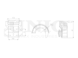 Втулка переднего стабилизатора UNIO RMP-10223