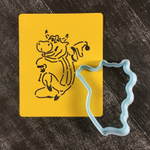 Бык №3 с шапочкой в руках