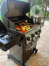 Газовый гриль Broil King Crown 490, 6 горелок, вертел, чёрный