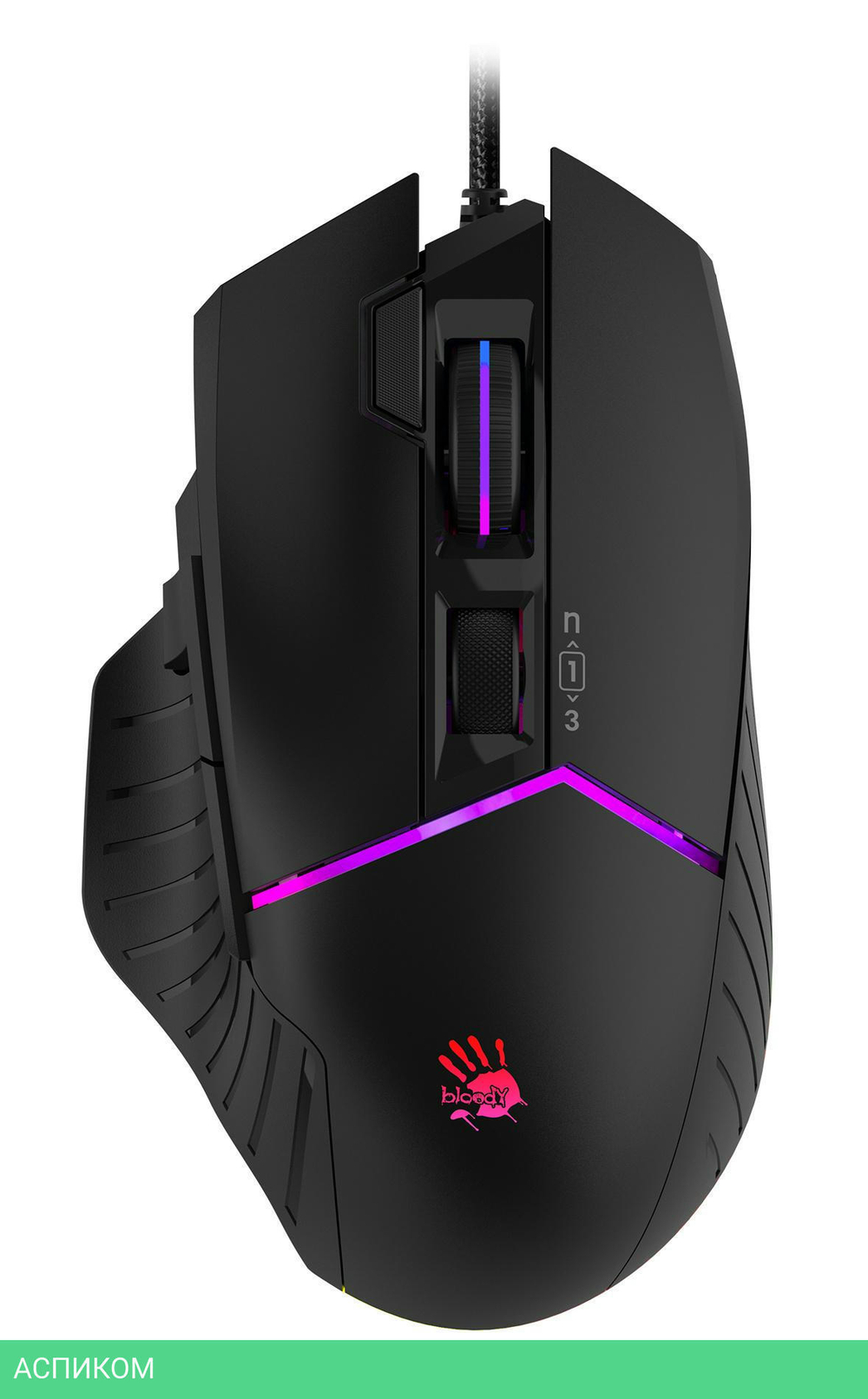 Мышь A4Tech Bloody W95 Max черный