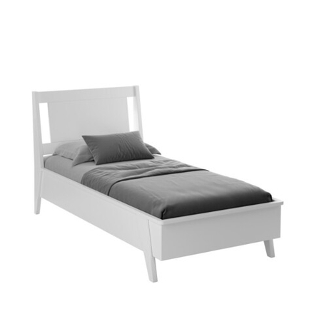 Кровать «Винтаж» 90х200 белый лак