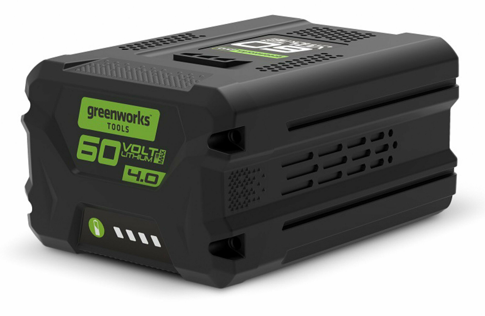 Аккумулятор для техники GREENWORKS G60B4 60В, 4Ач (2918407) ударопрочный