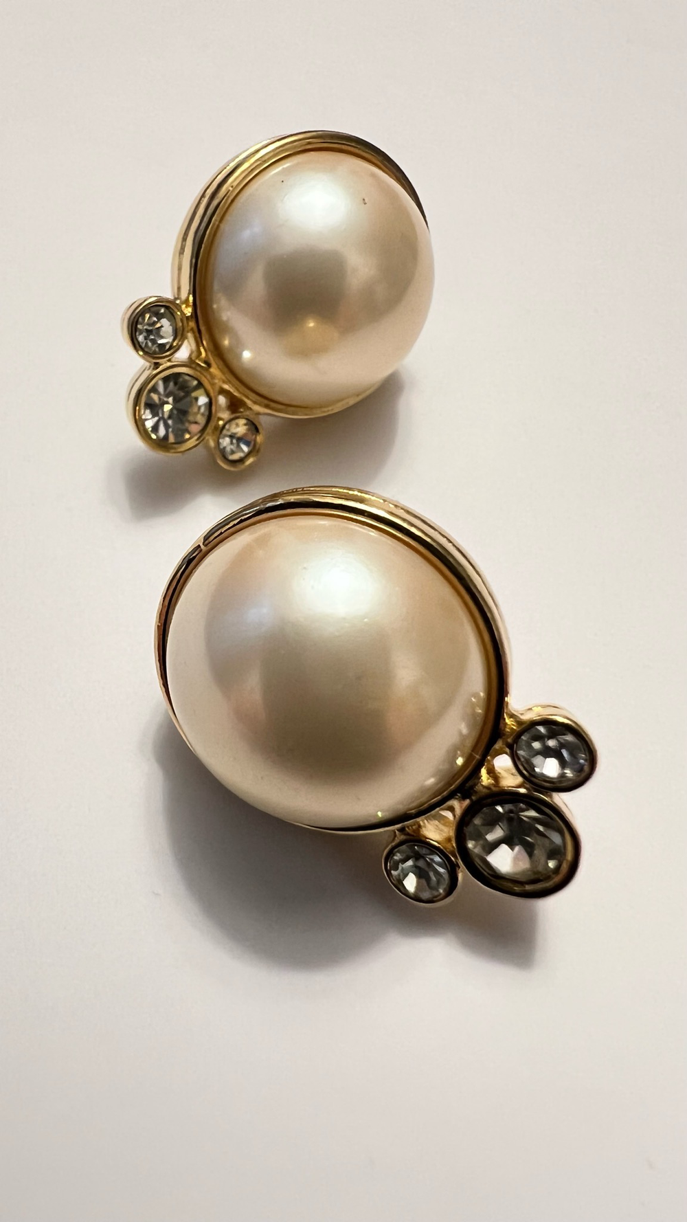 Серьги Liz Claiborne с жемчугом и кристаллами