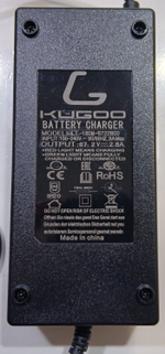 Зарядное устройство Электровелосипед KUGOO V3 MAX