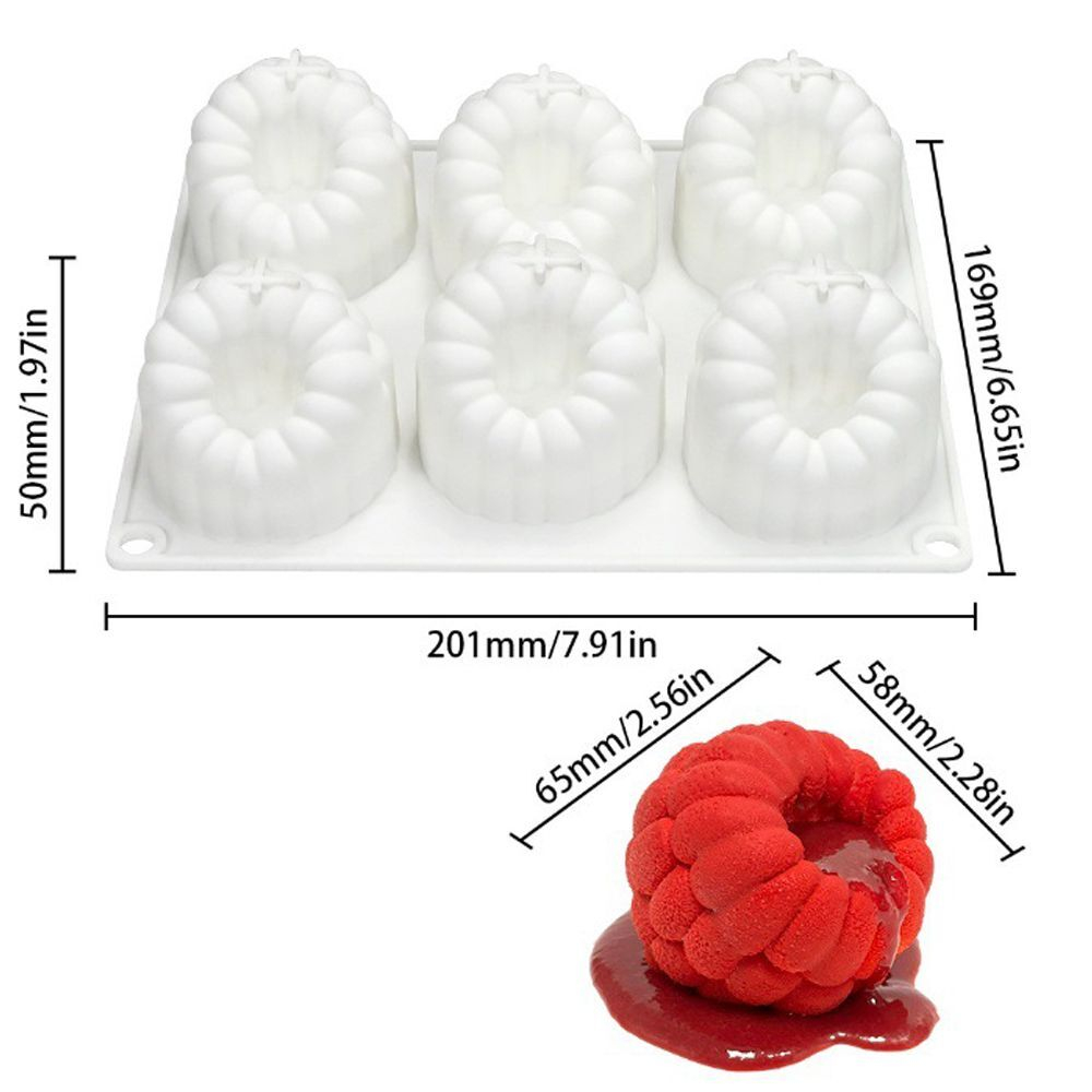 Форма для муссовых десертов «Малина 6 в 1»