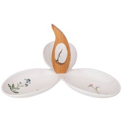 МЕНАЖНИЦА BRONCO "MEADOW" 3-СЕКЦИИ С РУЧКОЙ 27*24*2,5 СМ (КОР=12ШТ.)