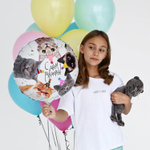 Фольгированный шар «Котики» фотографичные, 46 см