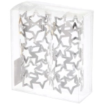 Набор колец для салфеток 6шт «Звезды» 4*3см, серебро