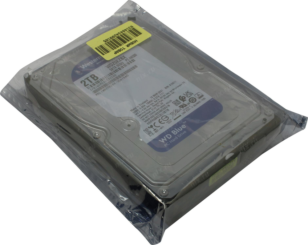 HDD 2 Tb SATA 6Gb/s Western Digital Blue  &lt;WD20EZBX&gt;  3.5" 7200rpm 256Mb
