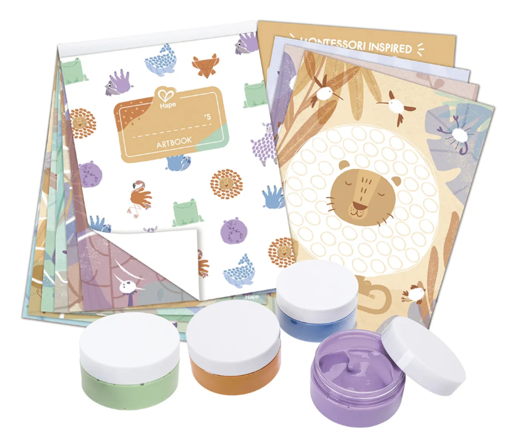 Детская пальчиковая раскраска "Юный Пикассо"