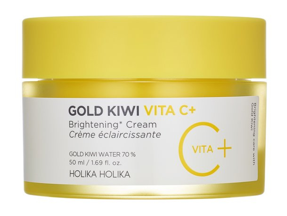 Крем для лица с витамином C HOLIKA HOLIKA Gold Kiwi Vita C Plus Brightening Cream 50 мл