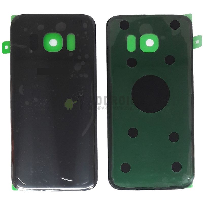 Задняя крышка для Samsung Galaxy S7 SM-G930FD (со стеклом камеры) Black