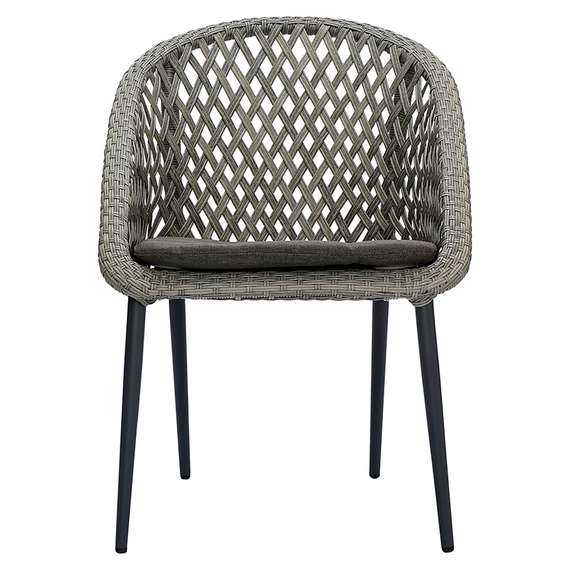 Плетеный стул Sverre, серый