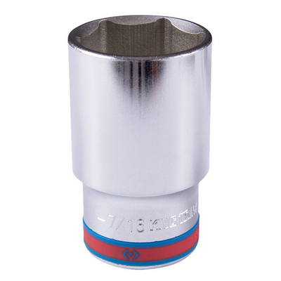 KING TONY (423546S) Головка торцевая глубокая шестигранная 1/2", дюймовая 1-7/16"