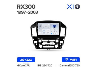 Магнитола Teyes X1 2-32 Wi-Fi Lexus RX300 XU10 1997 — 2003 9.0"