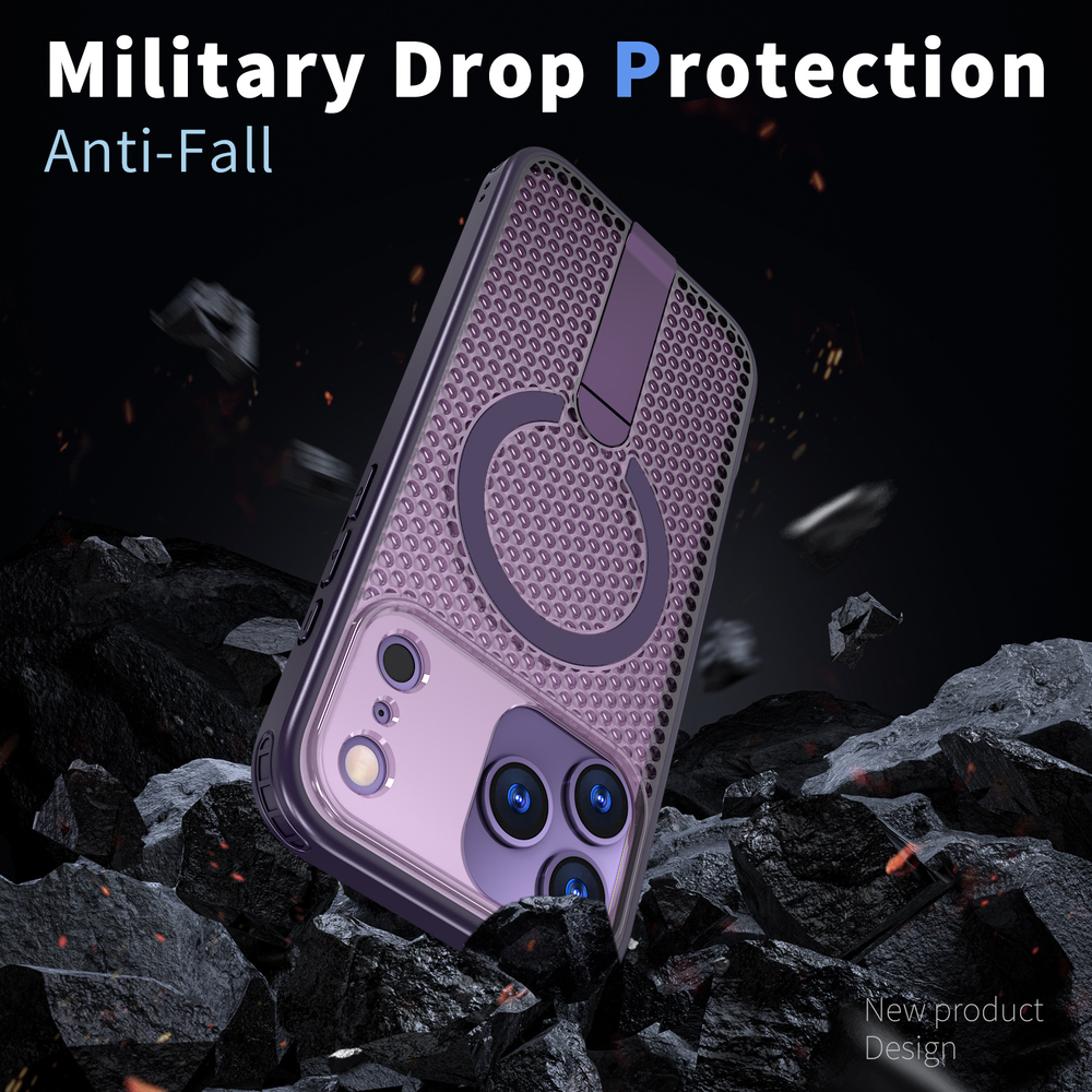 Прозрачный чехол Mesh Pro Magnetic Case для iPhone 17 Pro