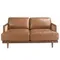Двухместный диван Angel Cerda 6176, коричневая кожа