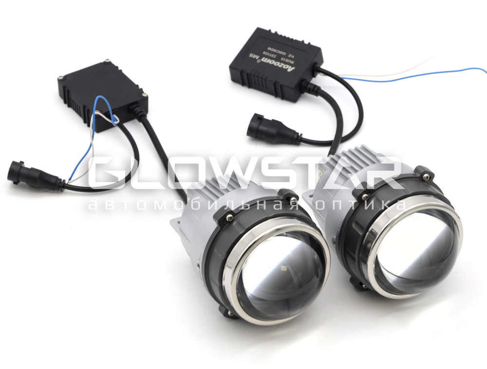 Билед ПТФ модули Aozoom M5 2024, 3.0 дюйма, ближний/дальний (комплект, 2шт)