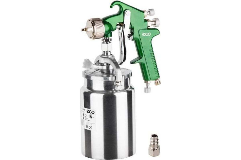 Краскораспылитель ECO SG-5000 (HVLP, сопло ф 1.7 мм, нижн. бак 1000 мл) SG-5000H17D