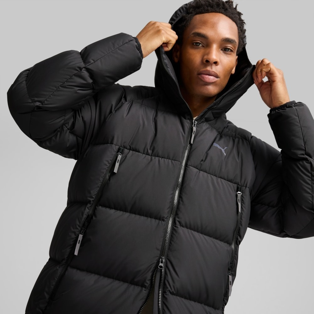Пуховик мужской Puma Long Hooded Down Coat