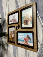 Фоторамка "Ножки" на 4 фото 10х15см