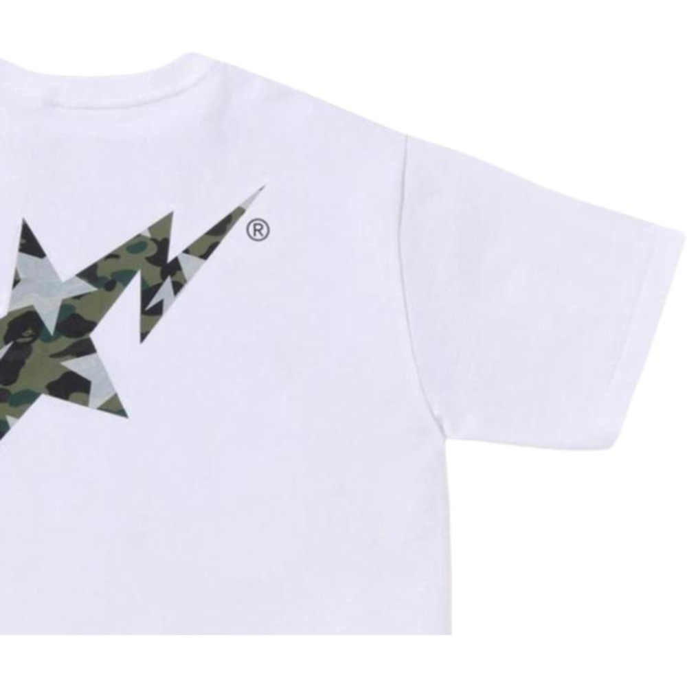 A Bathing Ape Bathing Ape Футболка Moderate Regular Straight Fit Summer Bap Ss26 053 белый