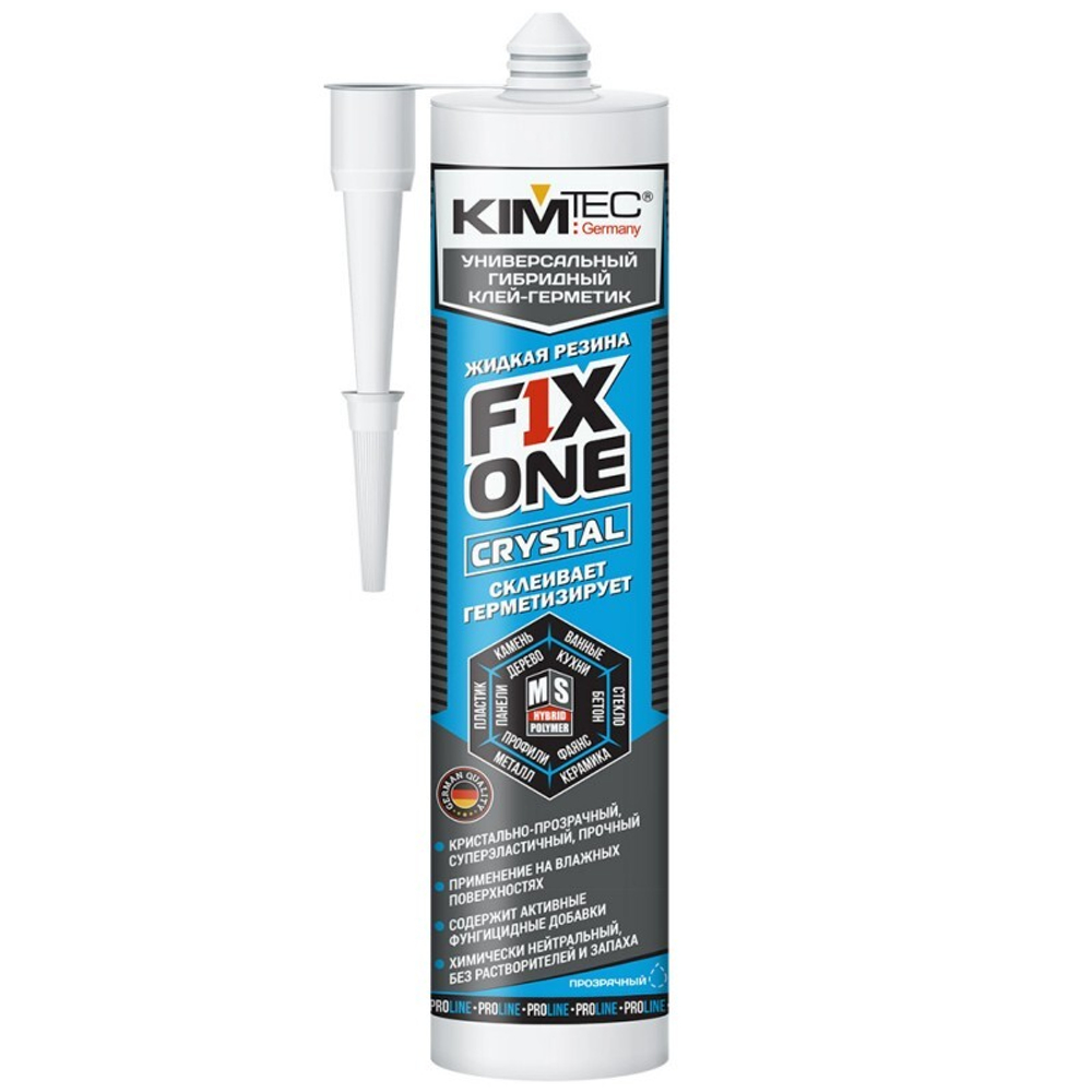 KIM TEC  Клей-герметик гибридный MS FIX ONE Прозрачный 290мл